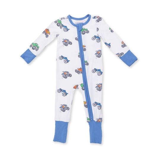 Monster Trucks Convertible Romper