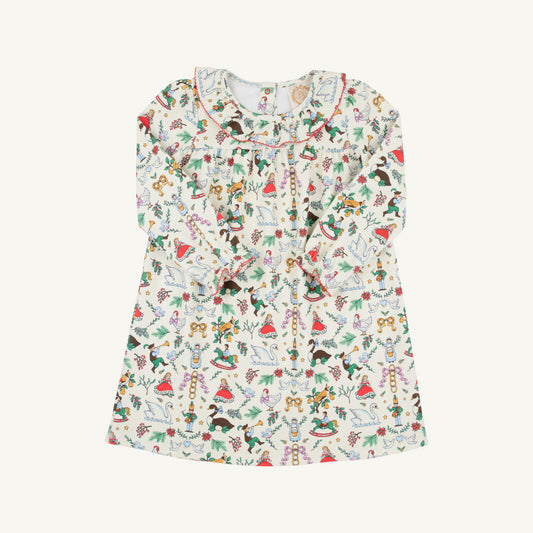 Ramona Ruffle Dress 12 Days of Christmas Richmond Red