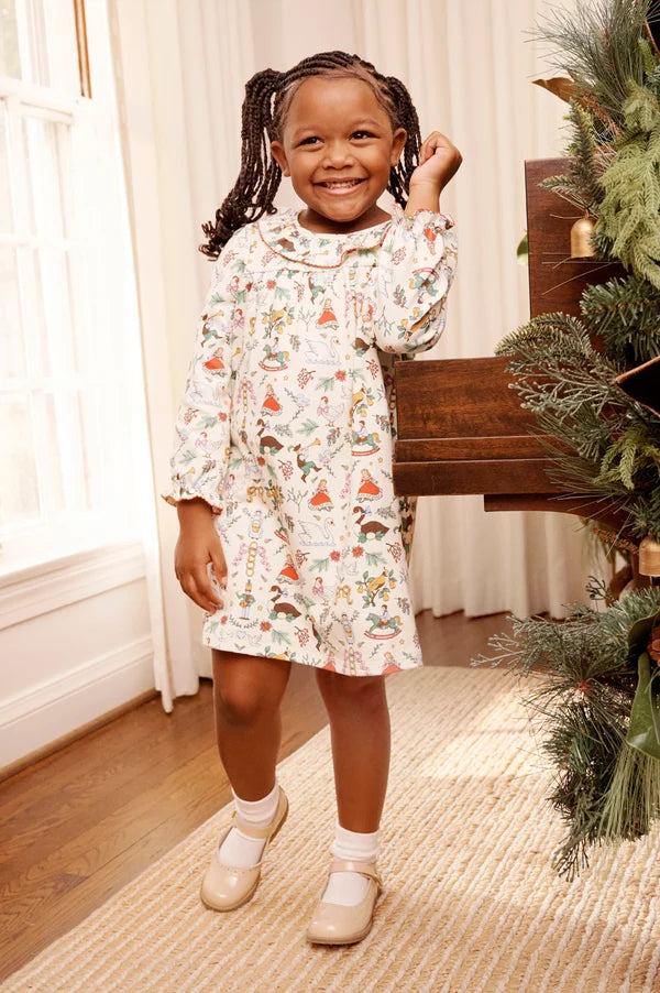 Ramona Ruffle Dress 12 Days of Christmas Richmond Red