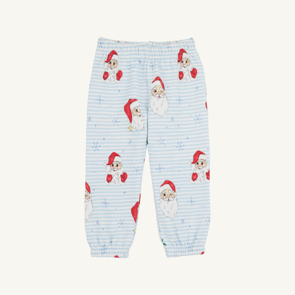 Gates Sweeney Sweatpant - Pima Dear Santa (Buckhead Blue Stripe)