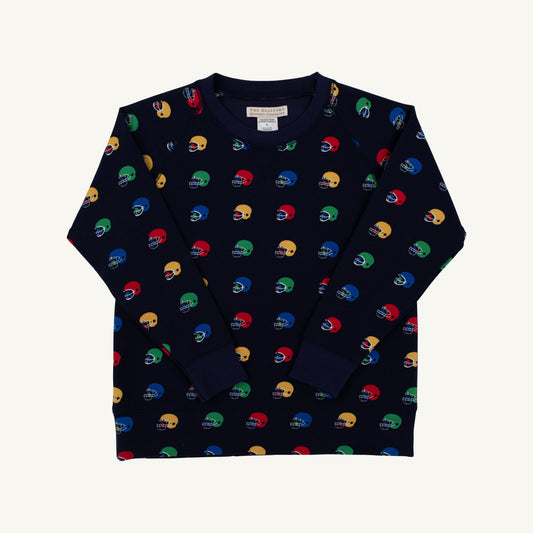Cassidy Comfy Crewneck - Boys - French Hut! Nantucket Navy