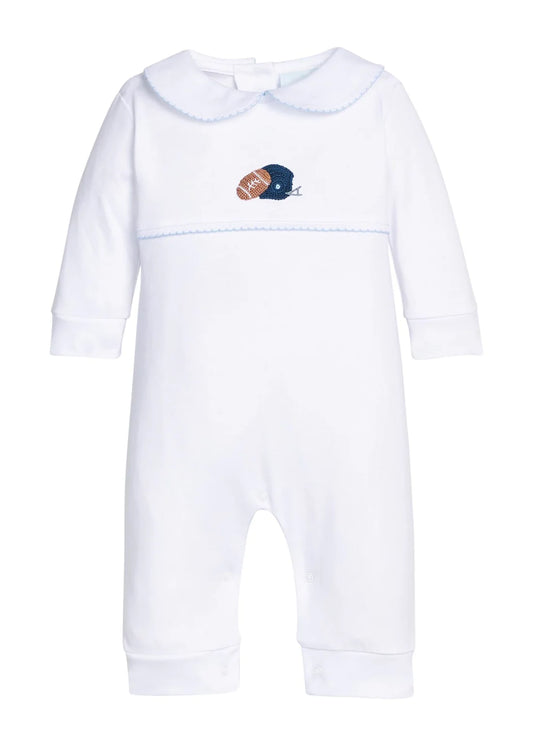Crochet Playsuit - Football Helmet