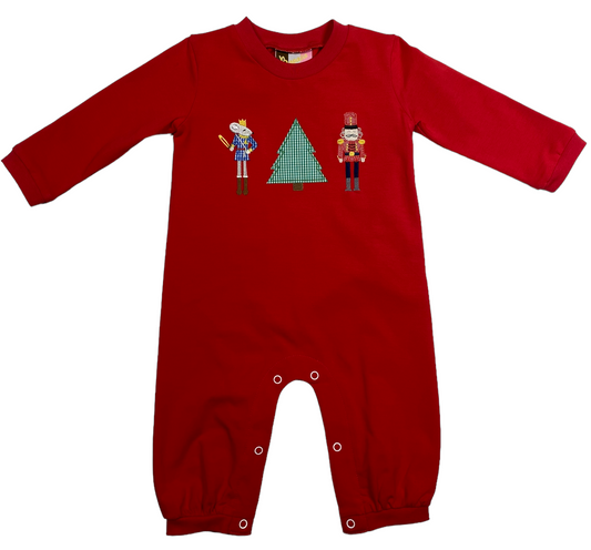 Nutcracker Appliqué Boys Romper