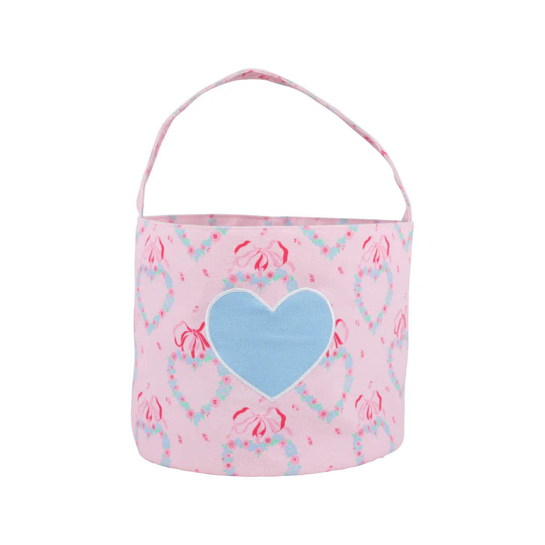 Buckets of Love Fancy Like Floral (Palm Beach Pink)/Hamptons Hot Pink Worth Ave White and Palm Springs Punch Stripe