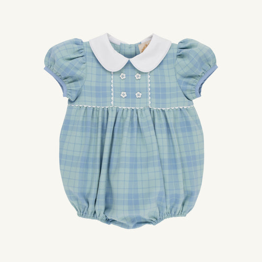 Cindy Lou Bubble Audubon Park Plaid Worth Ave White