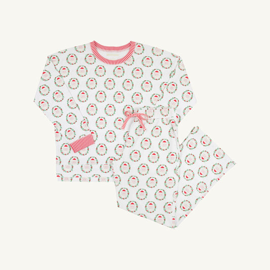 Snooze Button Set Northpole Portrait Richmond Red Stripe