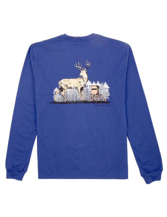 Boys Deer Season LS, River Blue