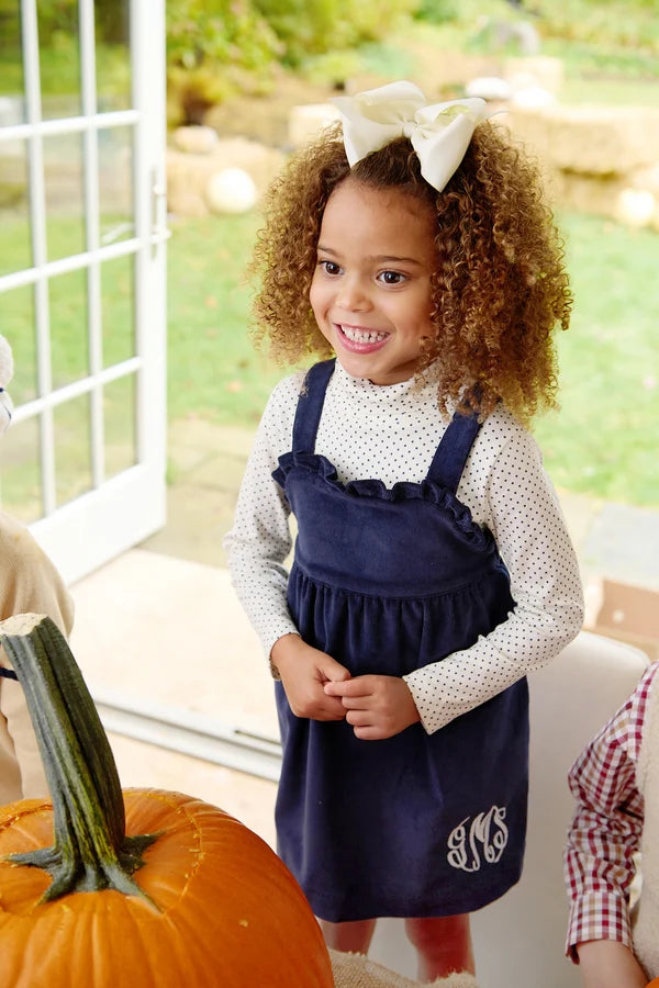 Macy Drew Dress 
Nantucket Navy Corduroy