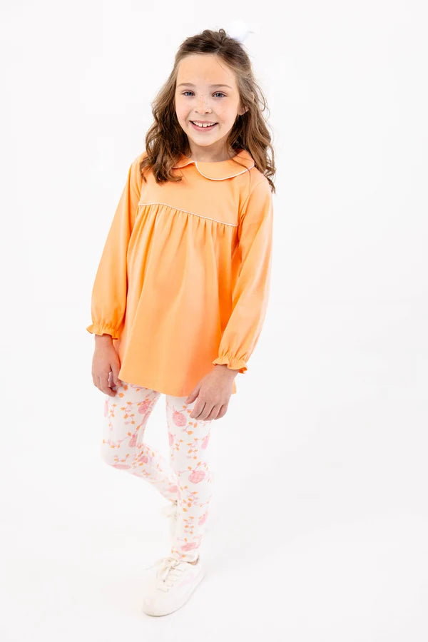 Maude's A Line Top Seashore Sherbet with Palm Beach Pink