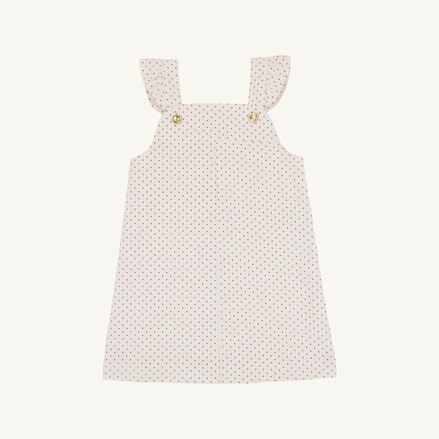 Julia Jumper Corduroy Palmetto Pearl and Richmond Red Microdot