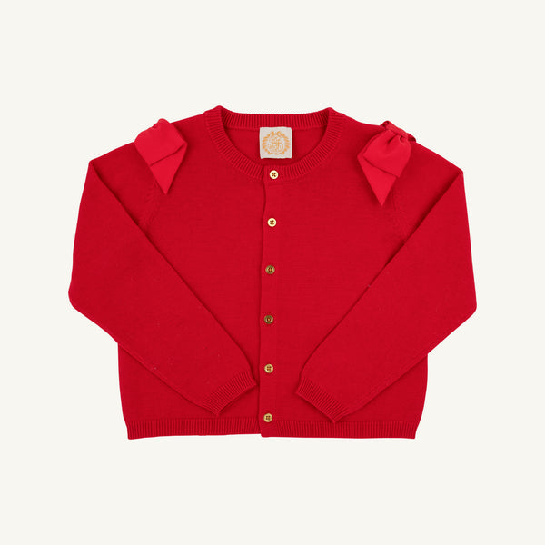 Cambridge Cardigan Richmond Red with Bows