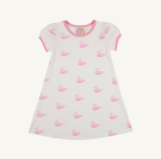 Penny’s Play Dress Merrimack Quack Quacks (Palm Beach Pink)/Hamptons Hot Pink