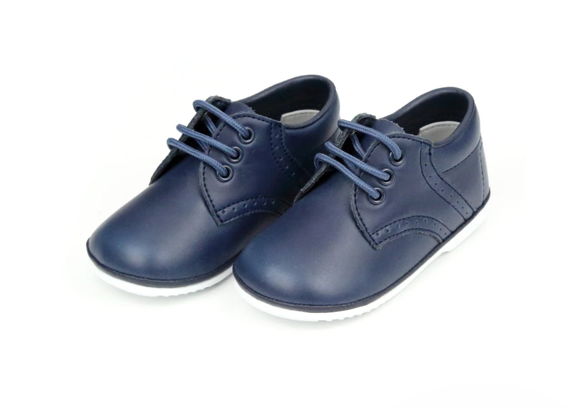 James Waxed Leather Lace Up Shoe (Baby)