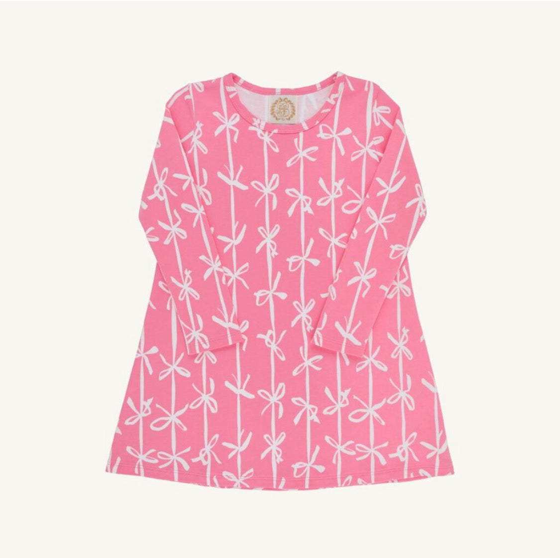 Long Sleeve Polly Play Dress Braselton Bows Romany Rose
