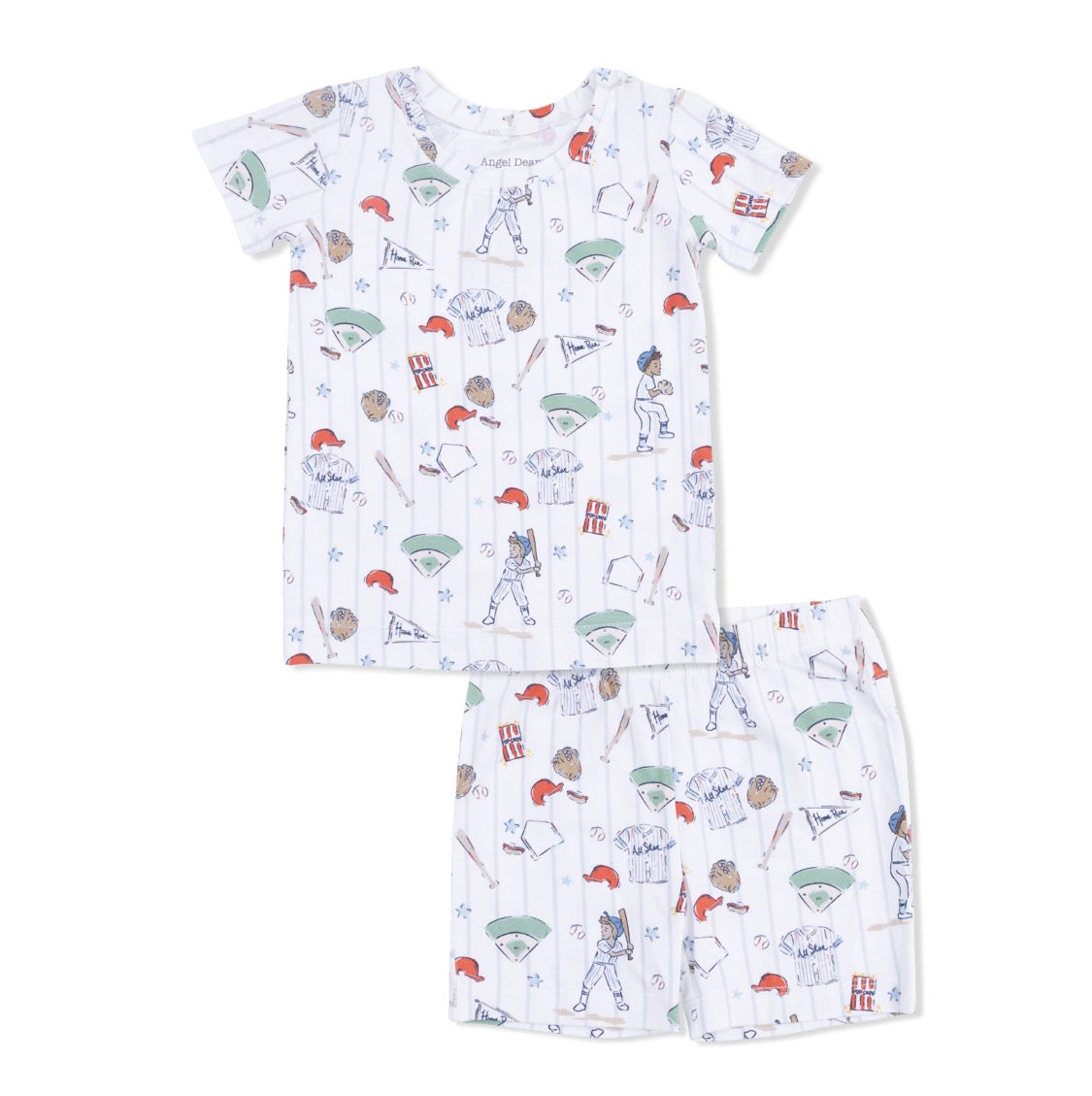 Home Run Baseball Loungewear Short Set