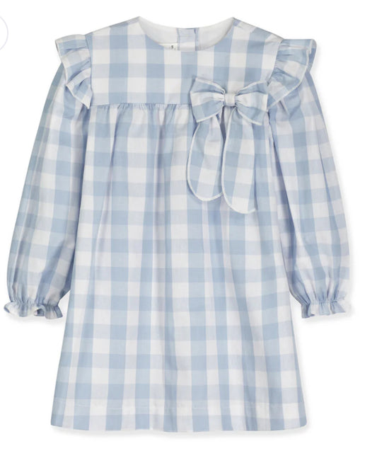 Marilyn Dress, Ice Blue Check