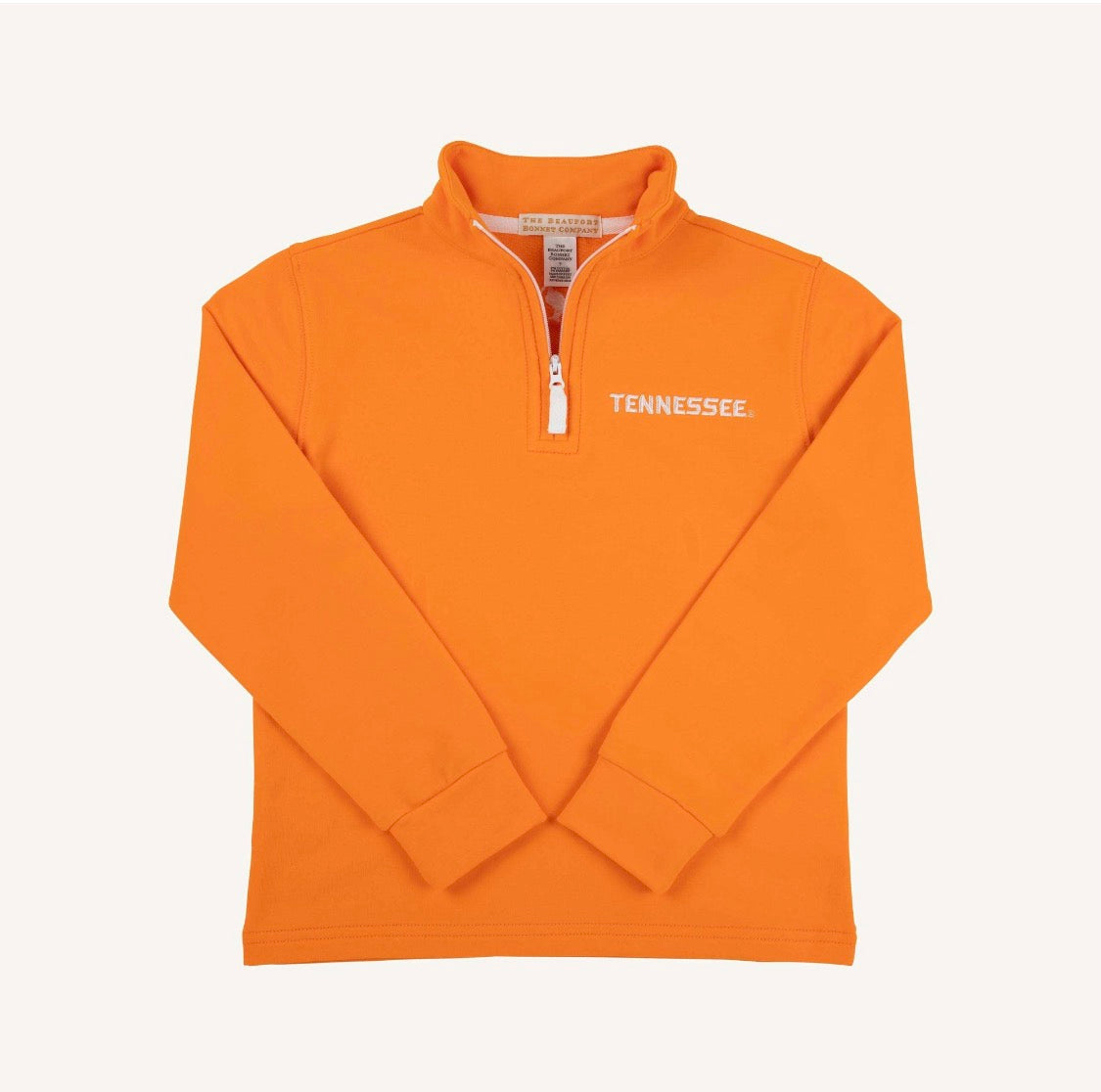 Hayword Half-Zip Tennessee Orange Worth Ave White