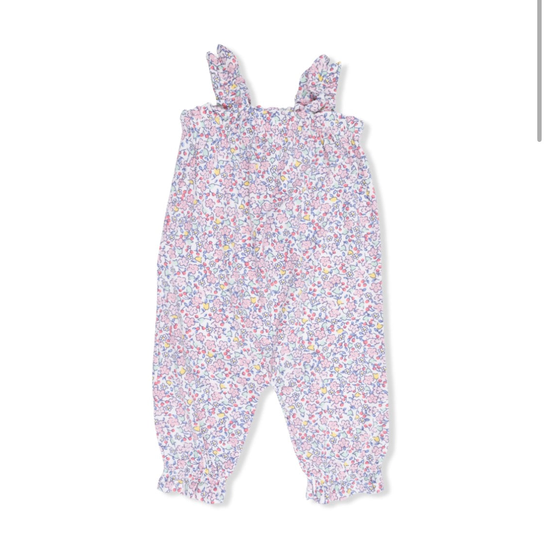 Elizabeth Garden Ruffly Strap Overall