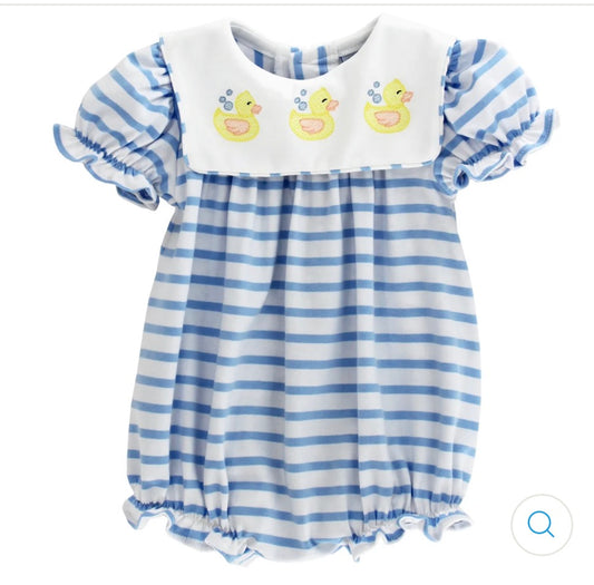 Ducky Days - Girls Knit Infant Bubble