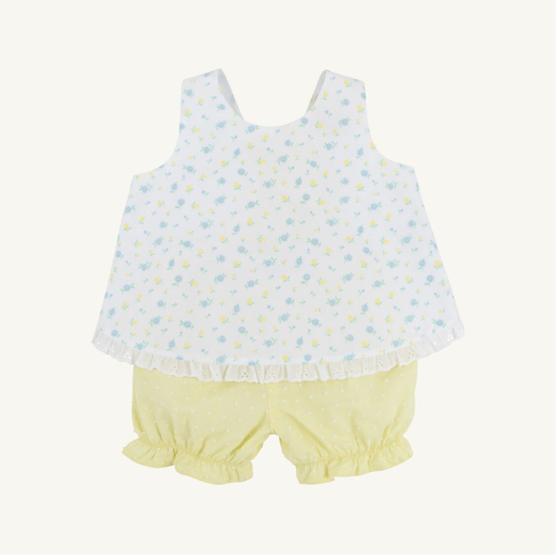 Susy Swing Top Set-Broadcloth Dunwoody Daisy York Yellow Worth Avenue White Dallas Dot
