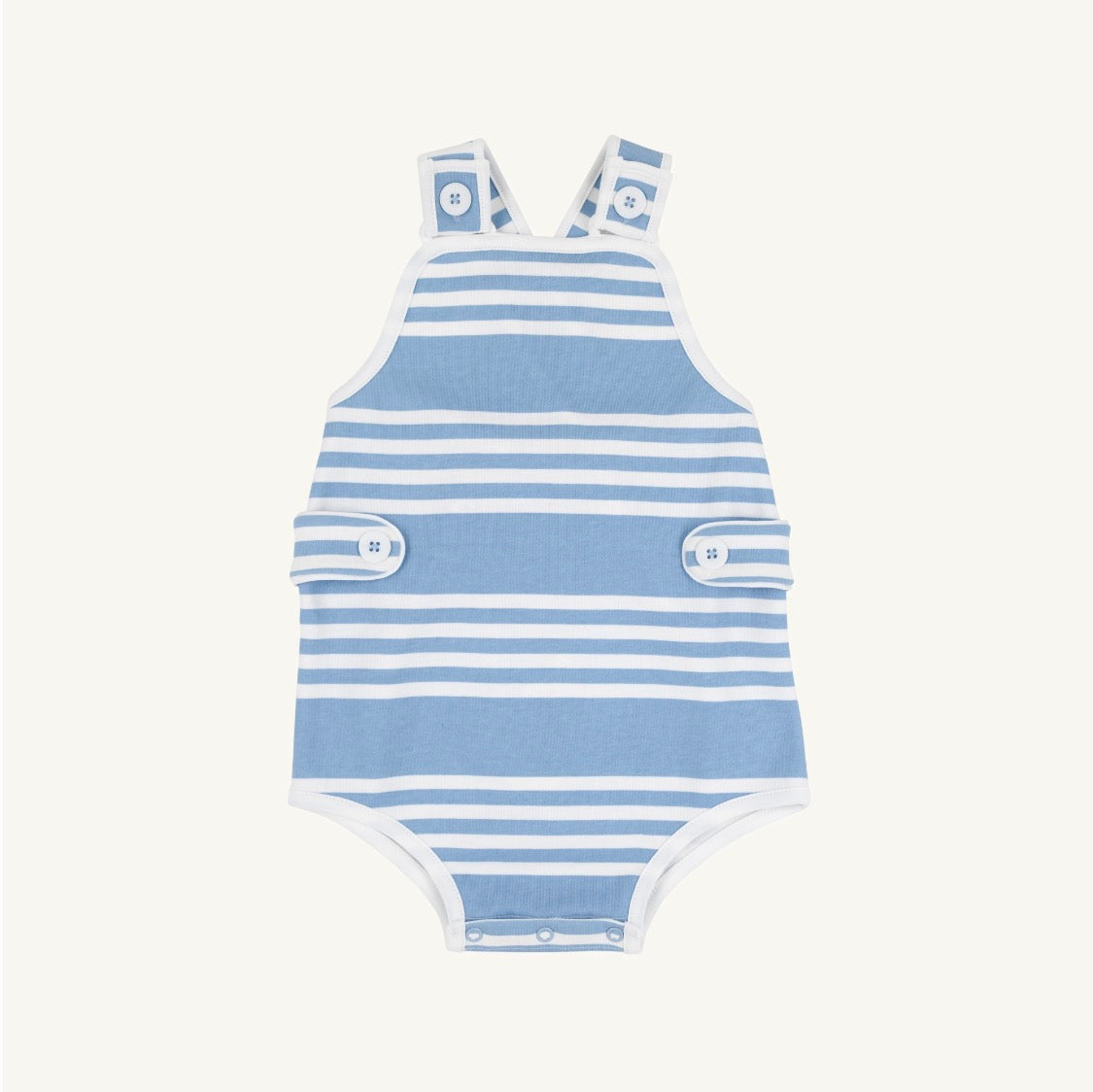 Skipper Sunsuit Saddle Ridge Stripe Sarasota Sky Worth Avenue White