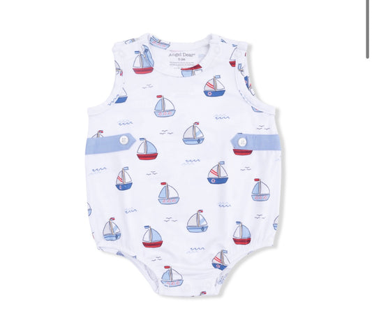 Bubbly Sailboats Blue Bubble