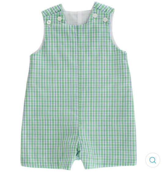 Bridgewater Plaid - John John Short with Tabs