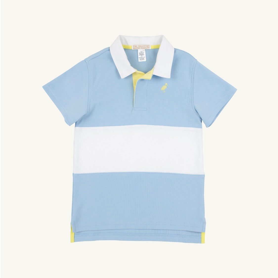 Rollins Rugby Shirt Beale Street Blue Worth Avenue White Lake Worth Yellow