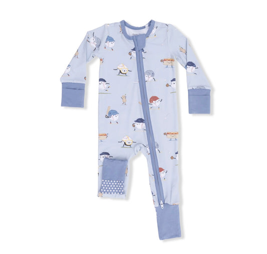 Baseball Playing Baseball Convertible Romper