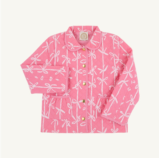 Kendall Quilted Coat Braselton Bows Romany Rose