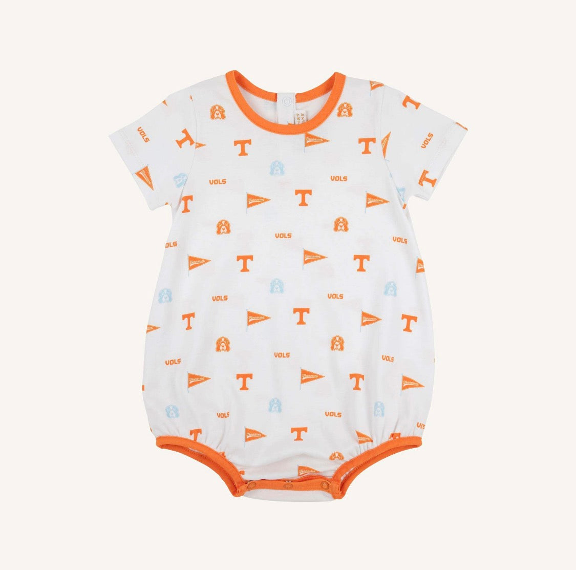 Short Sleeve Patton Play Bubble Victory in Orange (Boys) Tennessee Orange
