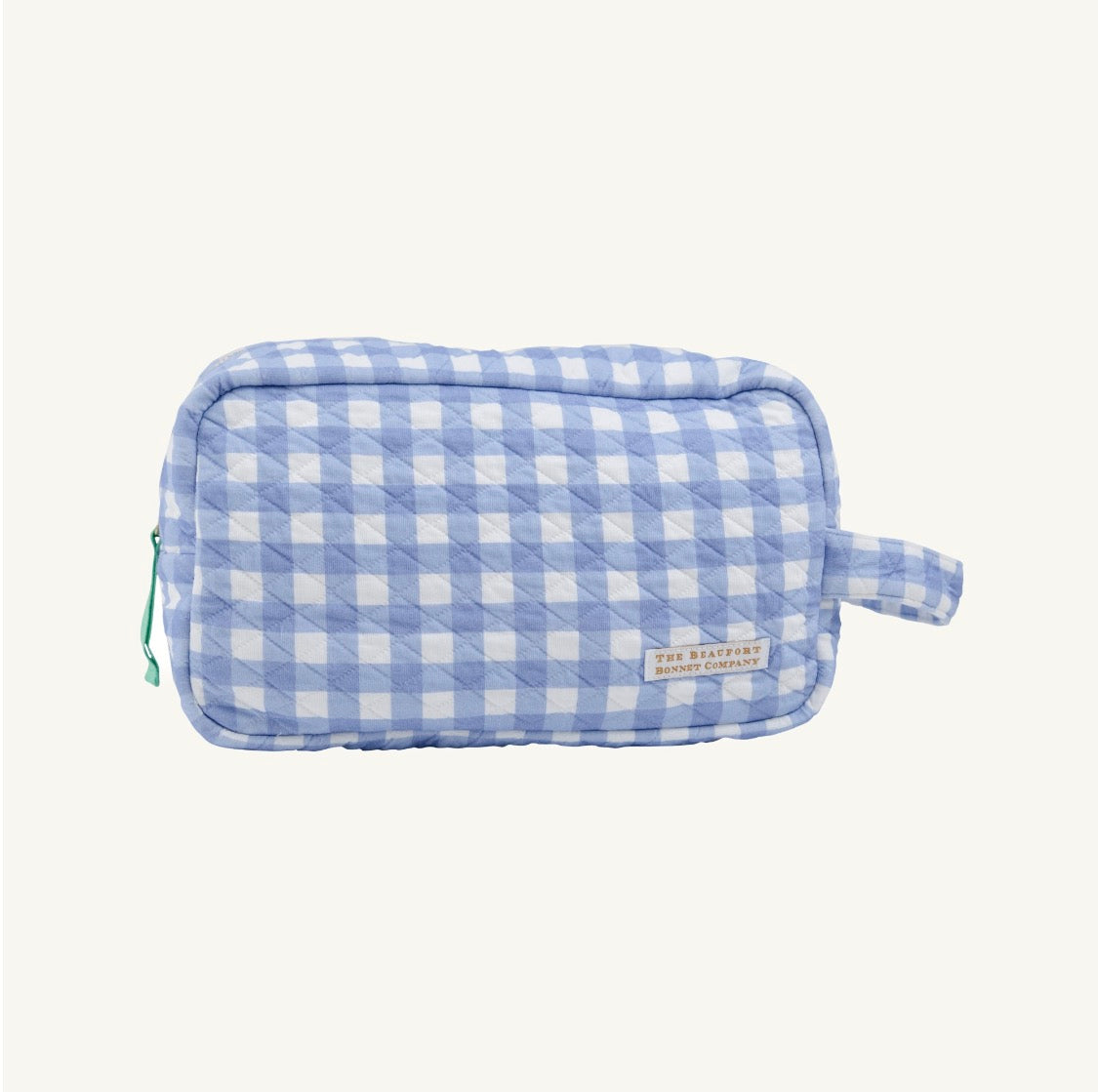 Tate's Toiletry Kit Park City Periwinkle Gingham