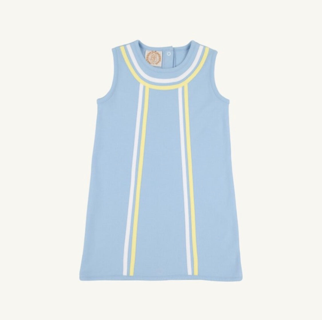 Annie Apron Dress Beale Street Blue Worth Avenue White Lake Worth Yellow
