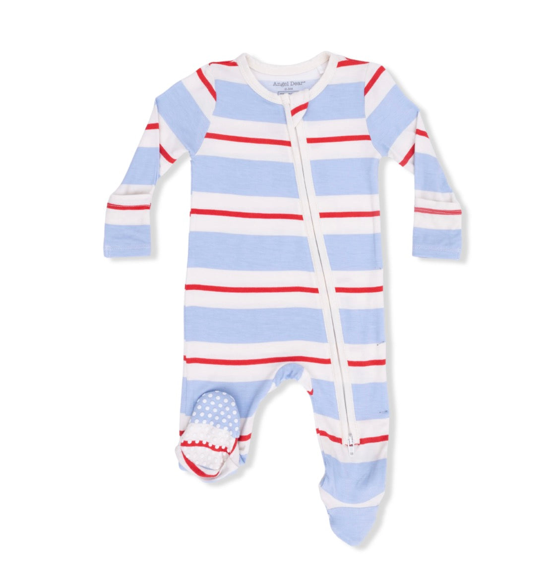 Preppy Rugby 2 Way Zipper Footie