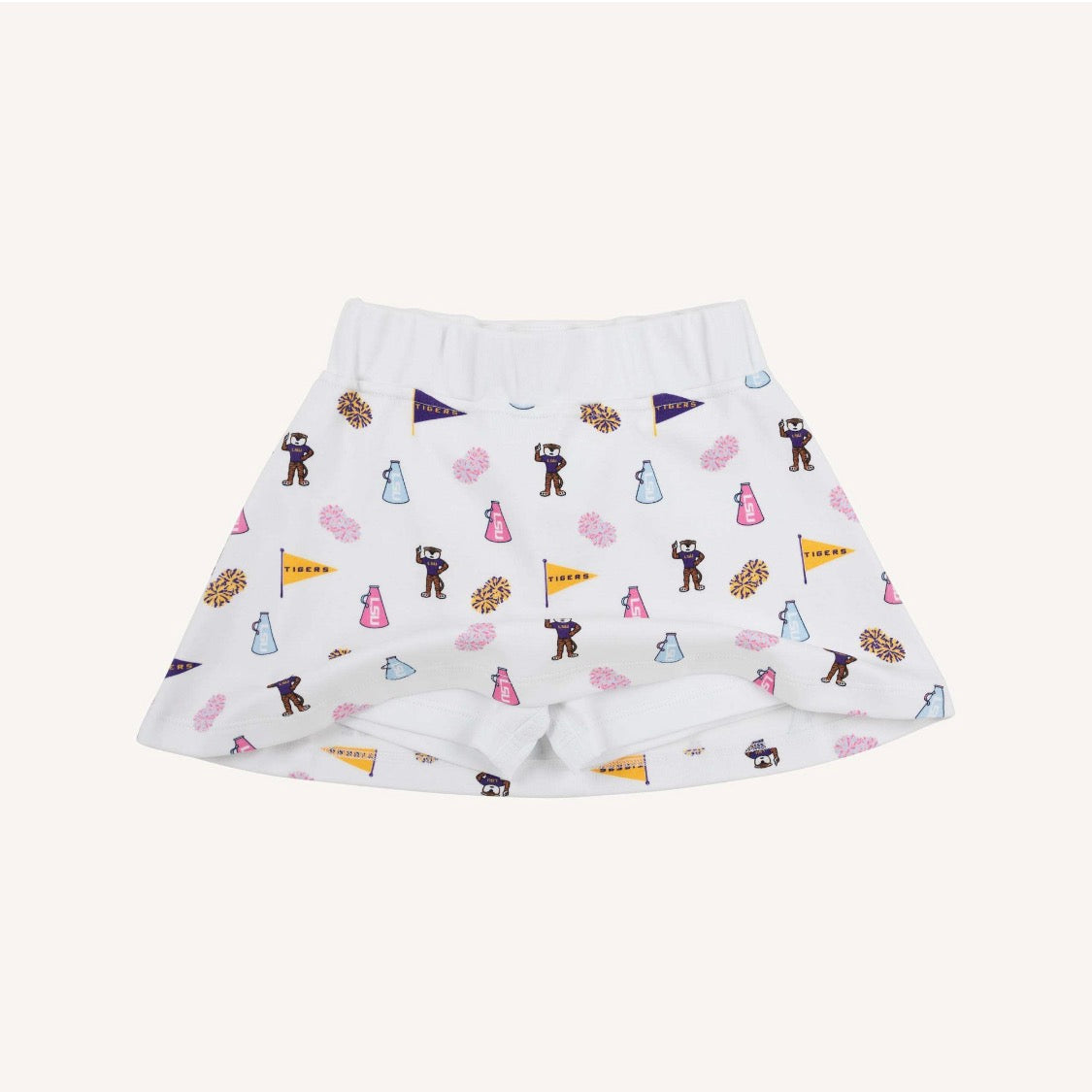 Searcy Skort LSU Tenacious Tigers Worth Ave White