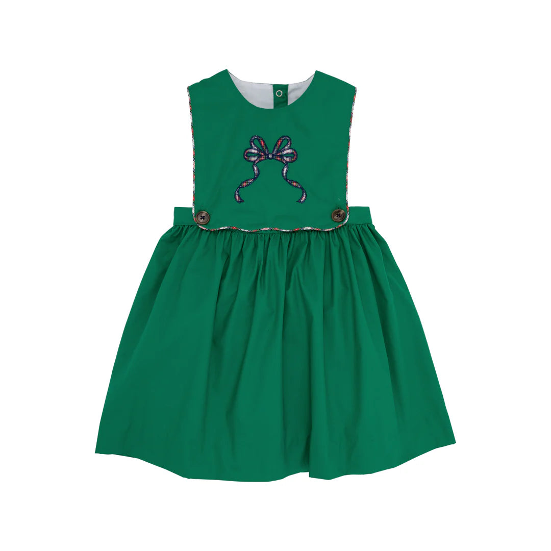 Brady Button In Dress
Kiawah Kelly Green with Merritt Park Plaid