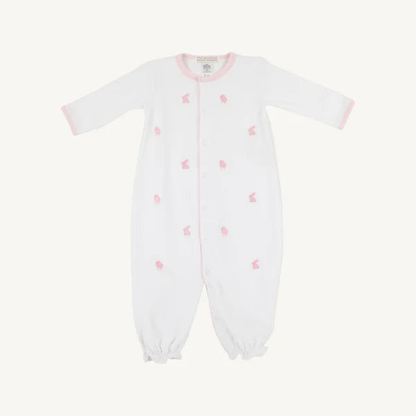 Twinkle Twinkle 2-In-1 Worth Avenue White with Palm Beach Pink Bunnies & Chicks