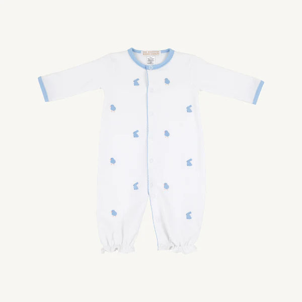Twinkle Twinkle 2-In-1 Worth Avenue White with Worth Avenue White with Beale Street Blue Bunnies & Chicks