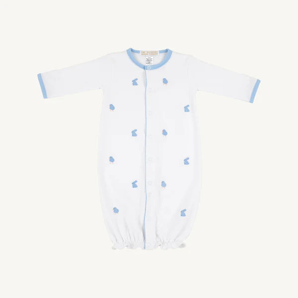 Twinkle Twinkle 2-In-1 Worth Avenue White with Worth Avenue White with Beale Street Blue Bunnies & Chicks