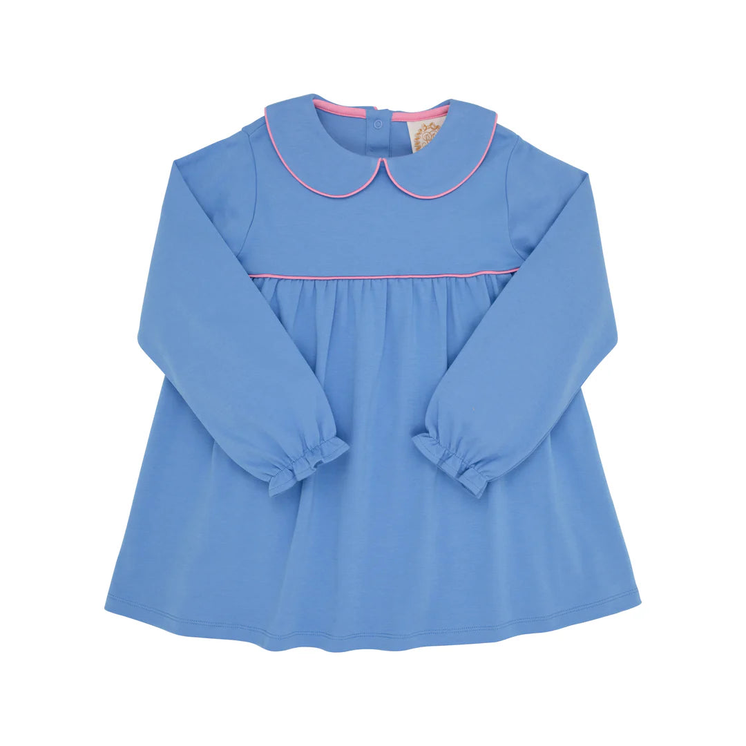 Maude's A-Line Top, Barbados Blue/Hamptons Hot Pink