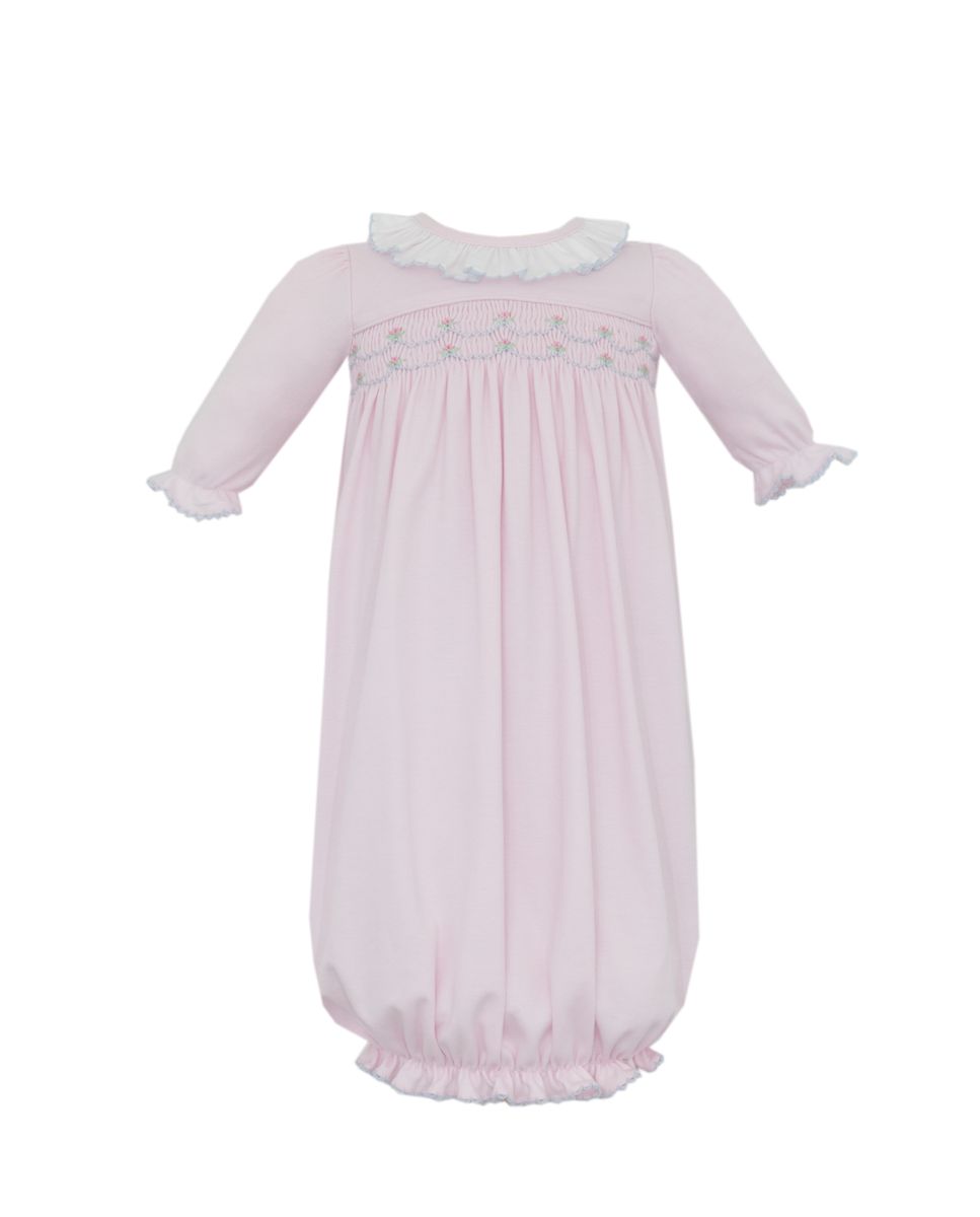 Ellie Solid Pink Knit Gown