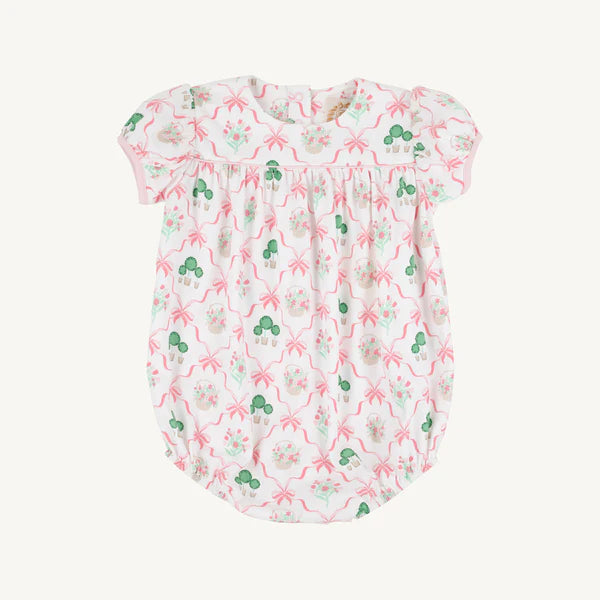 Blythe Bubble Boxwoods & Bows with Palm Beach Pink