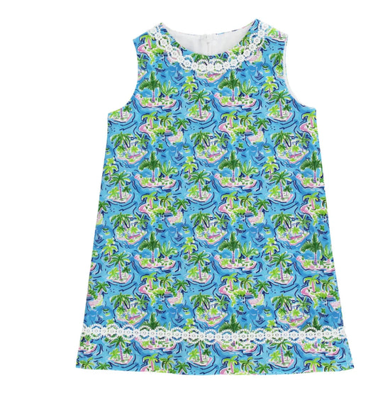 Liza Dress Palm Paradise