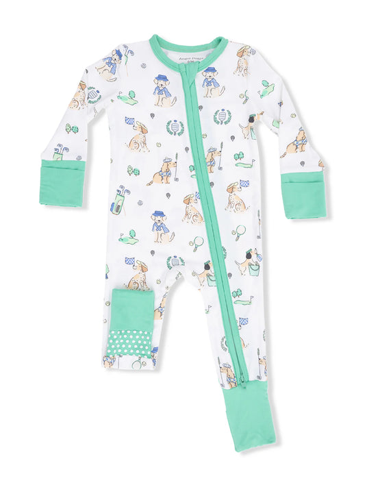 Country Club Dogs Pink Convertible Romper