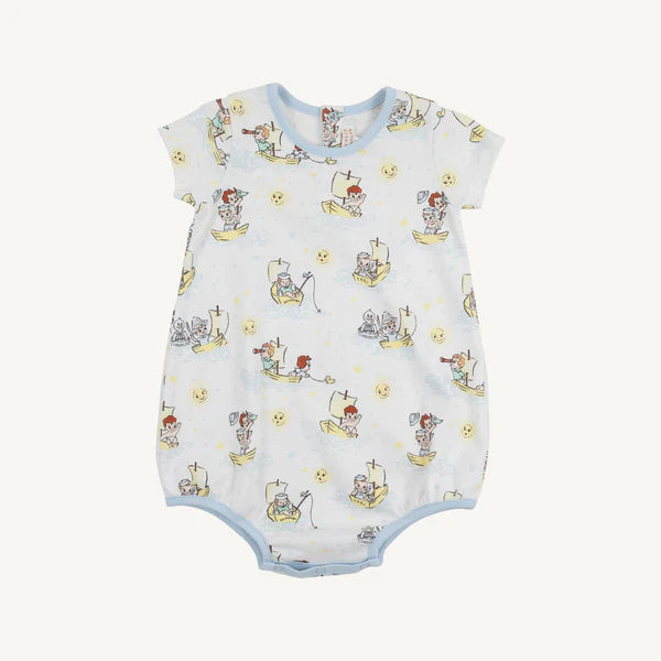 Short Sleeve Patton Play Bubble S.S. Beaufort with Buckhead Blue