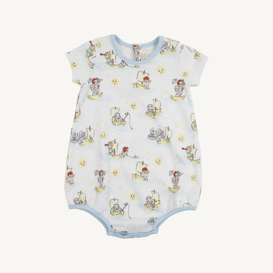 Short Sleeve Patton Play Bubble S.S. Beaufort with Buckhead Blue