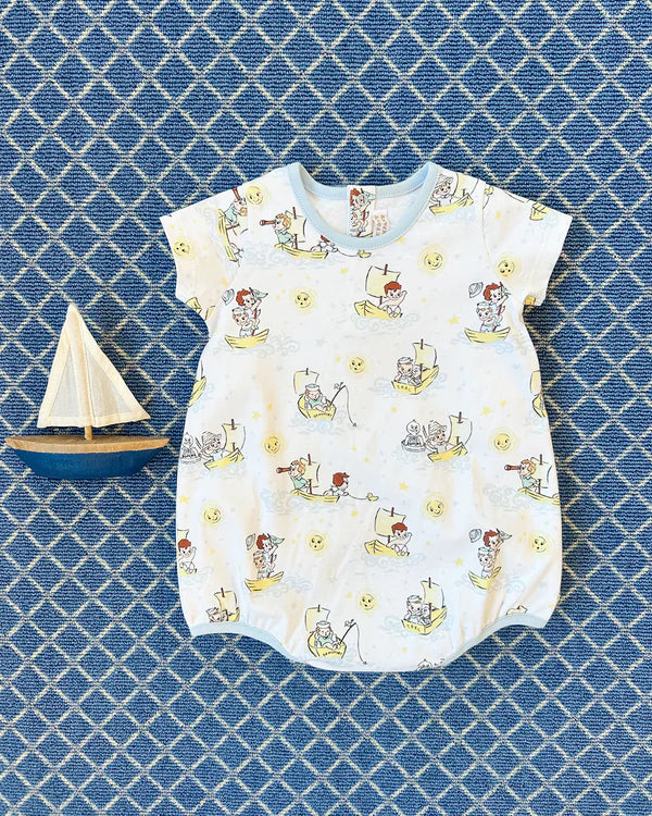 Short Sleeve Patton Play Bubble S.S. Beaufort with Buckhead Blue