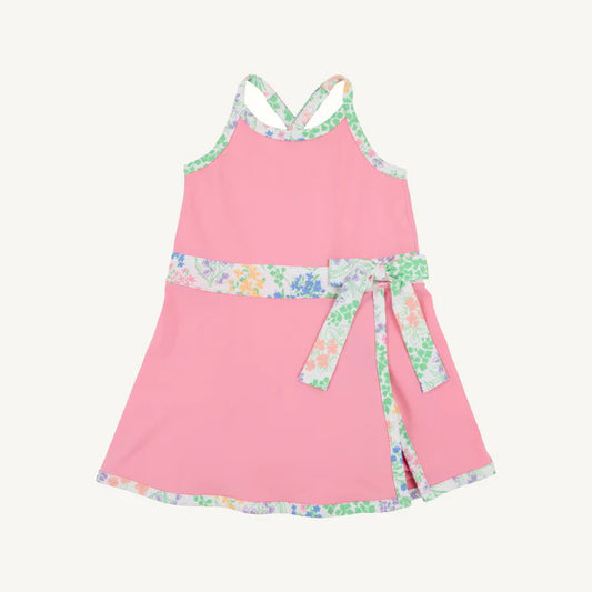 Prepletic™ Teggy Tennis Dress Hamptons Hot Pink with Gaston Street Garden