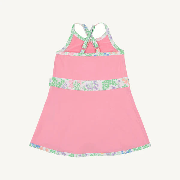 Prepletic™ Teggy Tennis Dress Hamptons Hot Pink with Gaston Street Garden