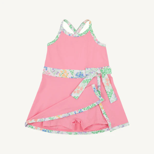 Prepletic™ Teggy Tennis Dress Hamptons Hot Pink with Gaston Street Garden
